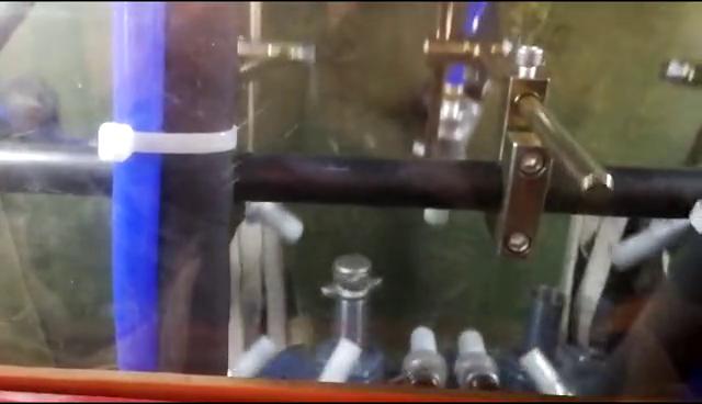 自動轉(zhuǎn)盤式噴砂機工作視頻